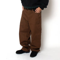 BAGGIE DENIM PANTS - BROWN