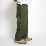 BAGGIE DENIM PANTS - MOS GREEN