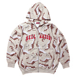 ARCH LOGO FULL ZIP HOODIE - DESERT CAMO