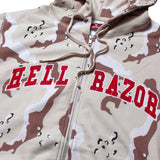 ARCH LOGO FULL ZIP HOODIE - DESERT CAMO