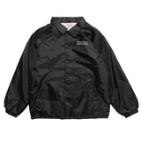 SELF DEFENSE COACH JACKET - BLACK