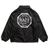 SELF DEFENSE COACH JACKET - BLACK