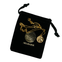 KISS YOU CHAIN with Pouch - BRASS GOLD PLATED
