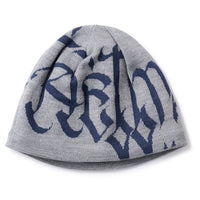 LETTER BEANIE - GREY