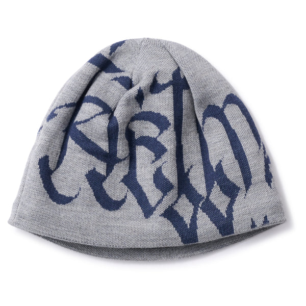 LETTER BEANIE - GREY