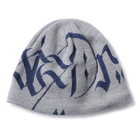 LETTER BEANIE - GREY