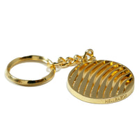 LOGO KEY CHAIN with Pouch - ALLOY with GOLD PLATED