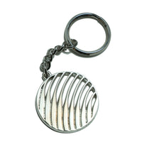 LOGO KEY CHAIN with Pouch - ALLOY with SILVER PLATED