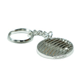 LOGO KEY CHAIN with Pouch - ALLOY with SILVER PLATED