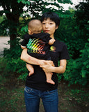 -PRE-ORDER- RASTA CORE LOGO SHIRT for KIDS - BLACK