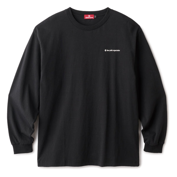 NEW PUBLIC ORGANIZATION L/S SHIRT - BLACK