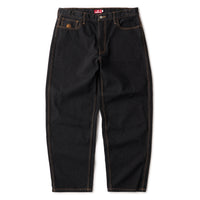 BAGGIE DENIM PANTS - ONE WASH BLACK