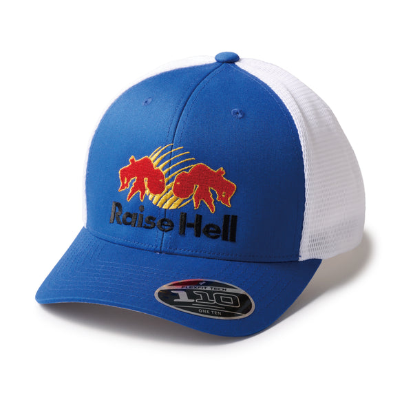 RAISE HELL TRUCKER CAP - ROYAL
