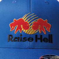RAISE HELL TRUCKER CAP - ROYAL