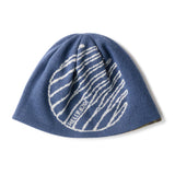LOGO REVERSIBLE BEANIE - NAVY/WOODLAND CAMO