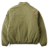 REVERSIBLE ARMY CARGO PUFF JACKET - ARMY GREEN