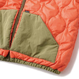 REVERSIBLE ARMY CARGO PUFF JACKET - ARMY GREEN