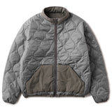 REVERSIBLE ARMY CARGO PUFF JACKET - ALPHA GREY