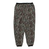 REVERSIBLE NYLON FLEECE PANTS - BLACK/TREBARK