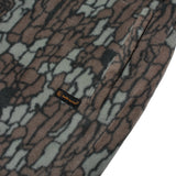 REVERSIBLE NYLON FLEECE PANTS - BLACK/TREBARK