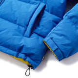 RIPSTOP REVERSIBLE DOWN JACKET - BLUE/YELLOW
