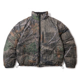 RIPSTOP REVERSIBLE DOWN JACKET - BLACK/REAL TREE CAMO