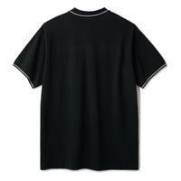 SCRIPT LOGO POLO SHIRT - BLACK