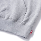 SIDE EMB LOGO PULLOVER HOODIE - HEATHER GREY