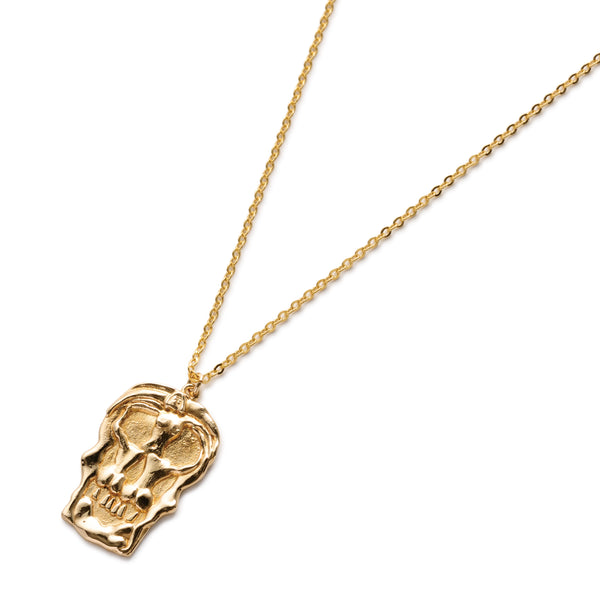 SKULL1951 NECKLACE - 10K GOLD