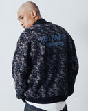 ARMY ZIP SWEATER - BLACK