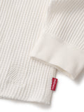 WAFFLE LS SHIRT - WHITE