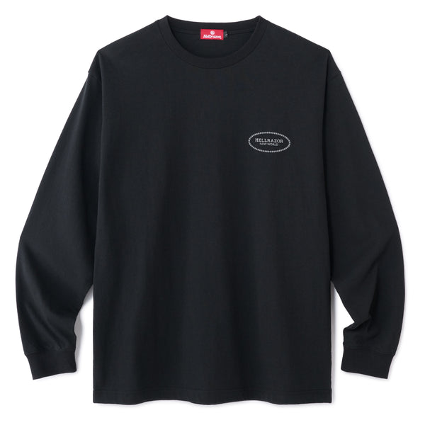 WARDEN LOGO L/S SHIRT - BLACK