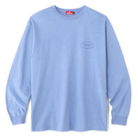 WARDEN LOGO L/S SHIRT - SLATE BLUE