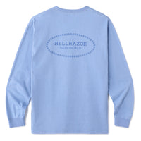 WARDEN LOGO L/S SHIRT - SLATE BLUE