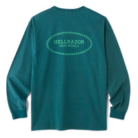 WARDEN LOGO L/S SHIRT - CHROME GREEN
