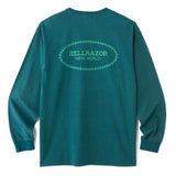 WARDEN LOGO L/S SHIRT - CHROME GREEN