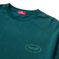 WARDEN LOGO L/S SHIRT - CHROME GREEN