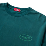 WARDEN LOGO L/S SHIRT - CHROME GREEN
