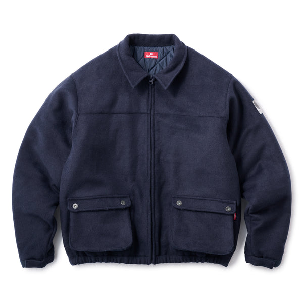 WOOL DONKEY JACKET - NAVY