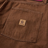BAGGIE DENIM PANTS - BROWN
