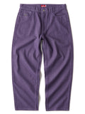 BAGGIE COLOR DENIM PANTS - DEEP PURPLE
