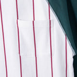 BORN H POCKET RAGLAN LS SHIRT - WHITE/GREEN