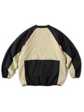 COLLEGE LOGO NYLON PULLOVER JACKET with VENTILATION - BEIGE
