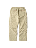 COLLEGE LOGO NYLON PANTS with VENTILATION - BEIGE