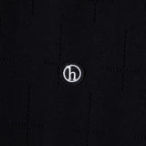 CROSS KNIT SHIRT - BLACK