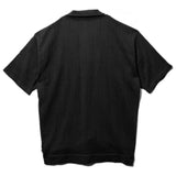CROSS KNIT SHIRT - BLACK