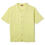 CROSS KNIT SHIRT - YELLOW