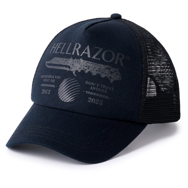 DTA TRUCKER CAP - BLACK/BLACK MESH