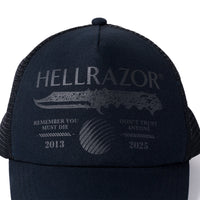 DTA TRUCKER CAP - BLACK/BLACK MESH
