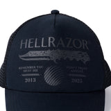 DTA TRUCKER CAP - BLACK/BLACK MESH